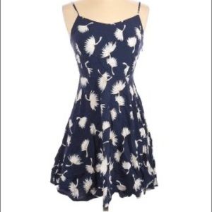 Navy Blue Dandelion Dress